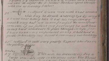 A page from the Wilford Woodruff Journal with sketches or doodles on it